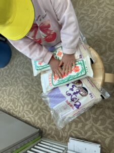 餅つきをしました。